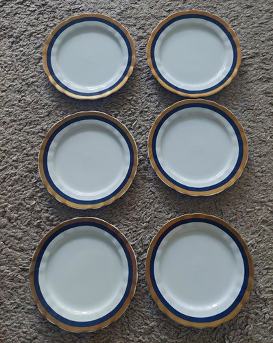 Vintage kuchenteller - 6x,