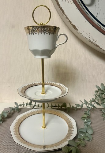 Etagere porzellan winterling - etagere, ,