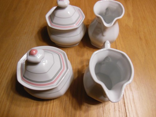 Zuckerdose und milchkännchen - zuckerdose,